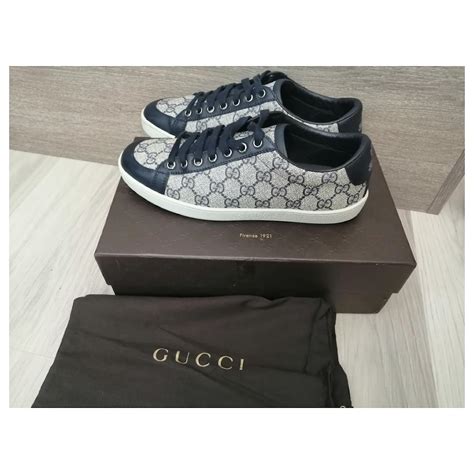 blue gucci sneakers women|navy blue Gucci sneakers.